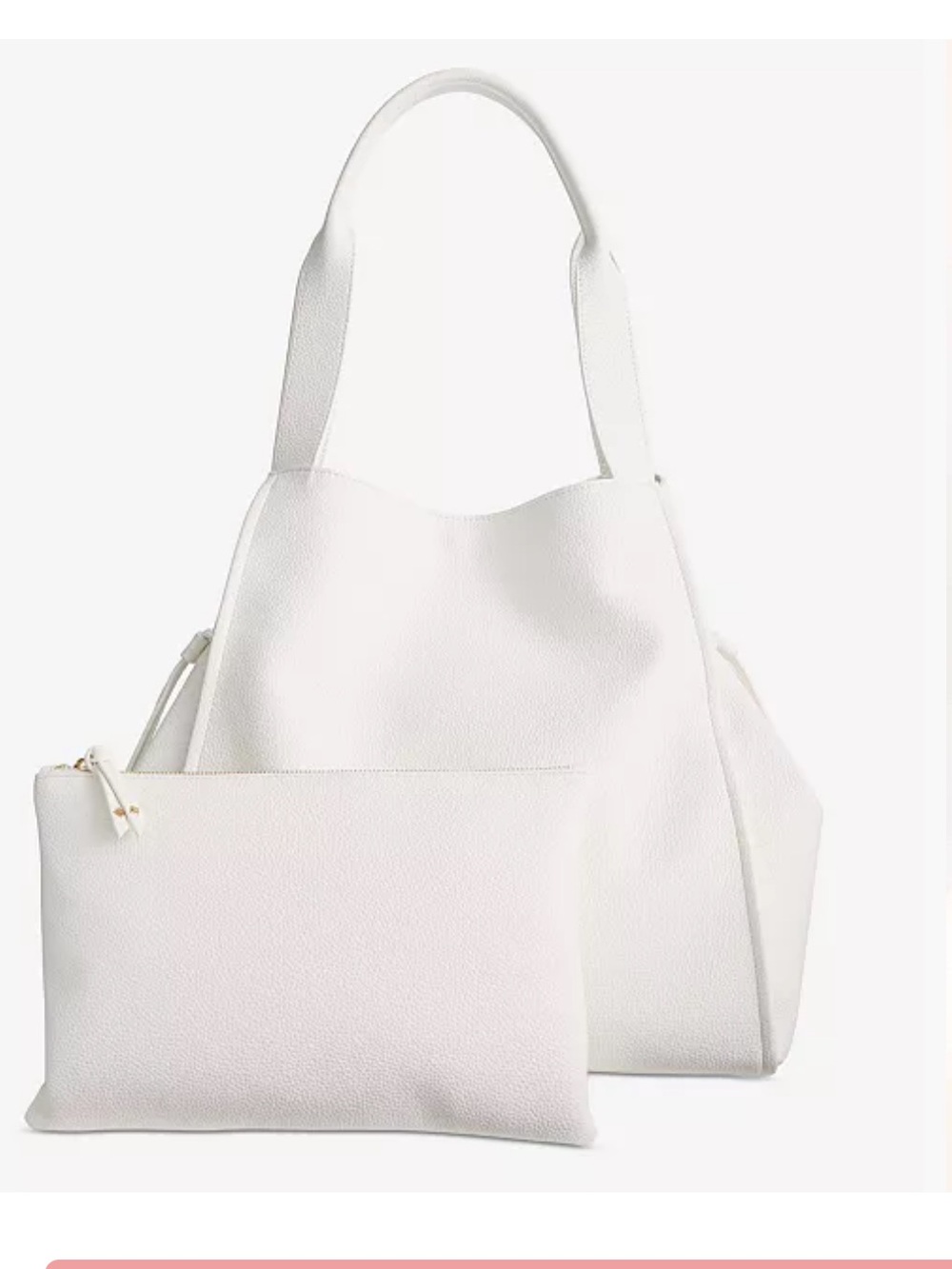 On 34th
Jyyll Large Solid Tote with Removable Pouch